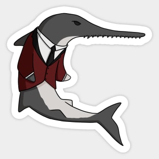 Swanky Sawfish Sticker